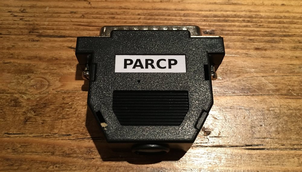 The PARCP-USB adapter dongle