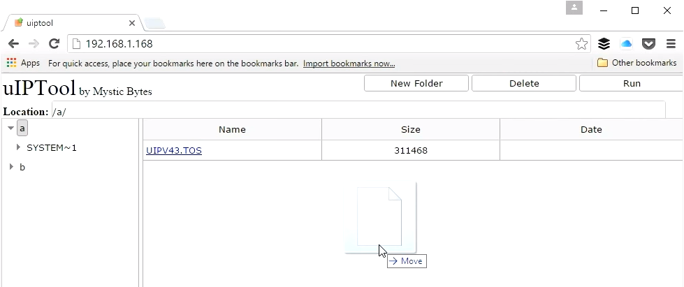 uip-tool File Copy