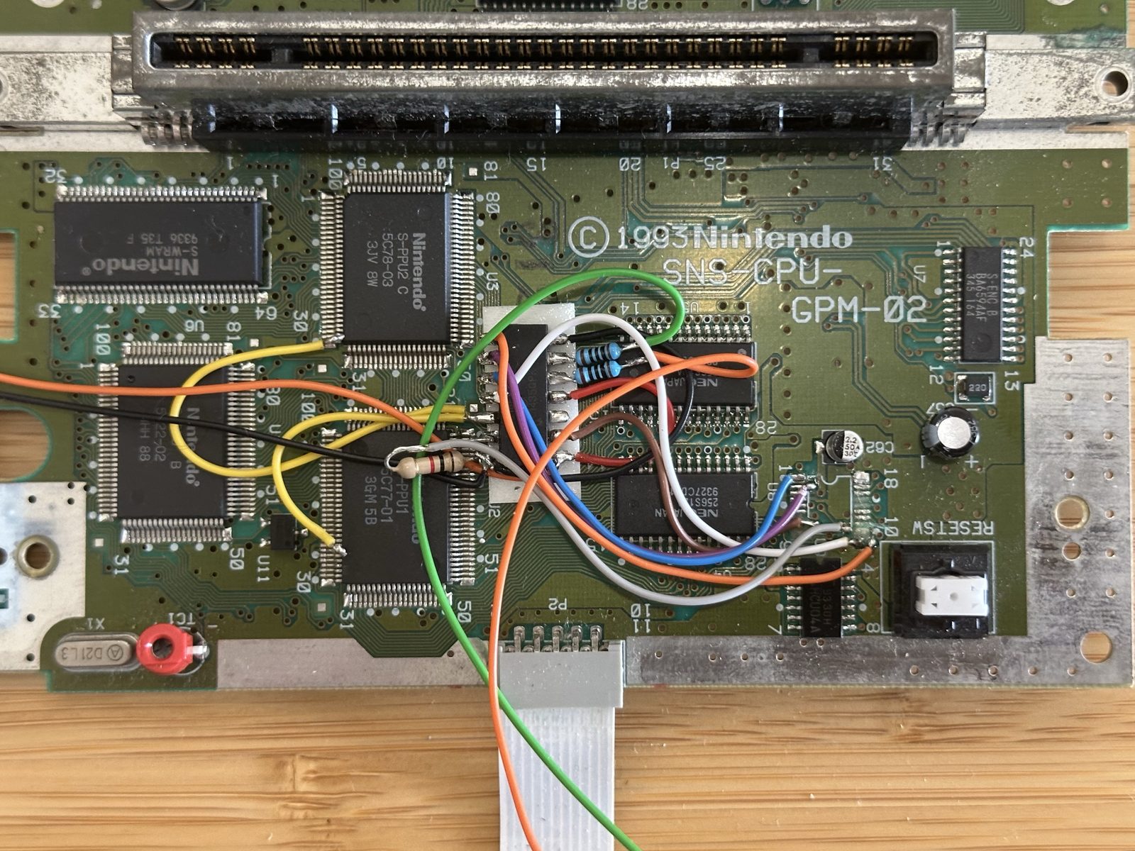 Extra wiring around the CPU/CIC area