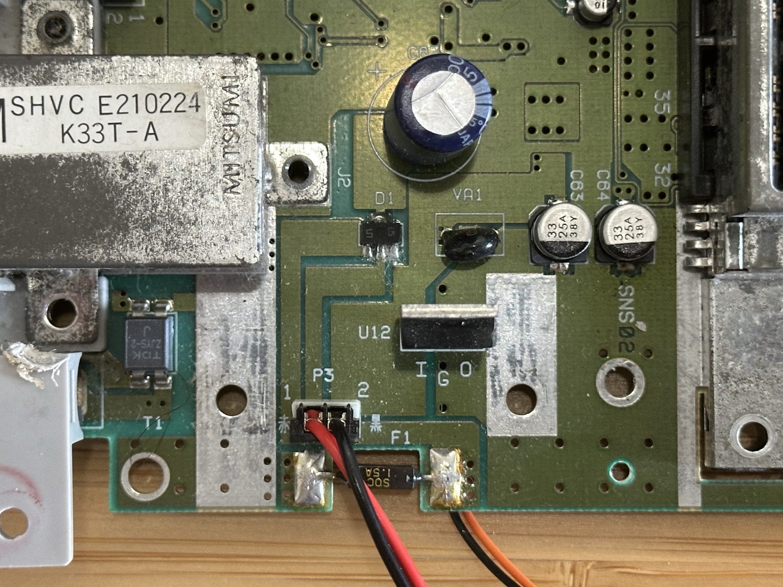 Resistance check on the 5V rail