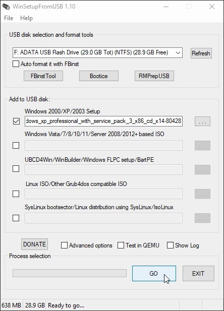 How To Install Windows XP from USB Flash Drive Win​Setup​From​USB