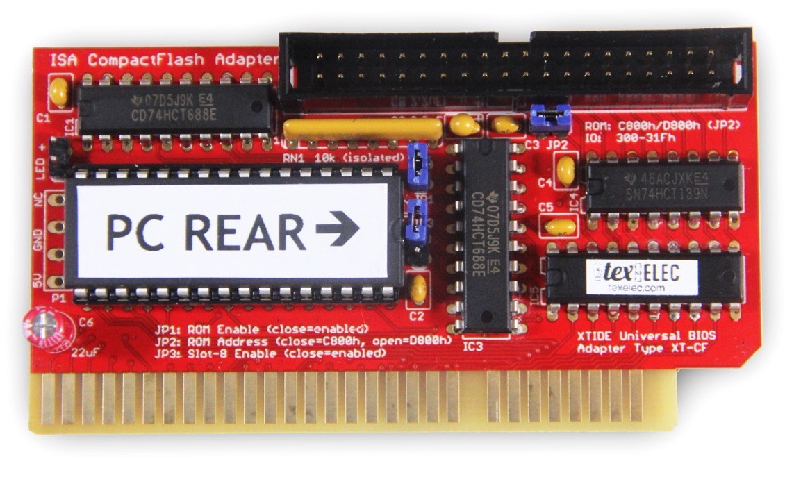 Getting XTIDE Working on the Amstrad PC1640