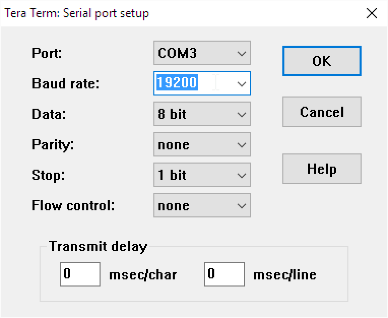 teraterm script serial port