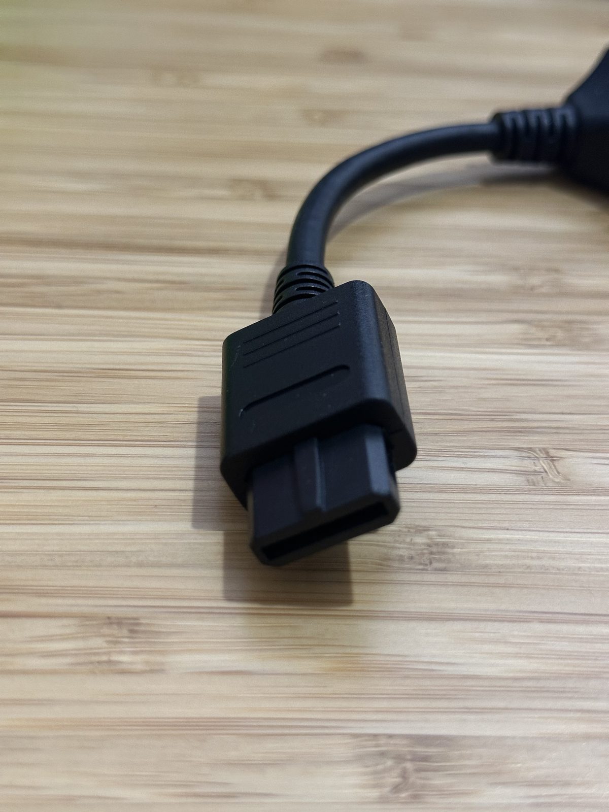 The dongle's SNES multi-out connector