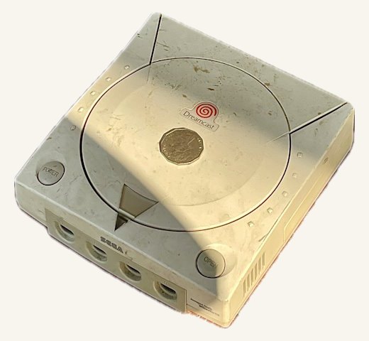 This roadside Dreamcast needed a home. Snagged it for $12!