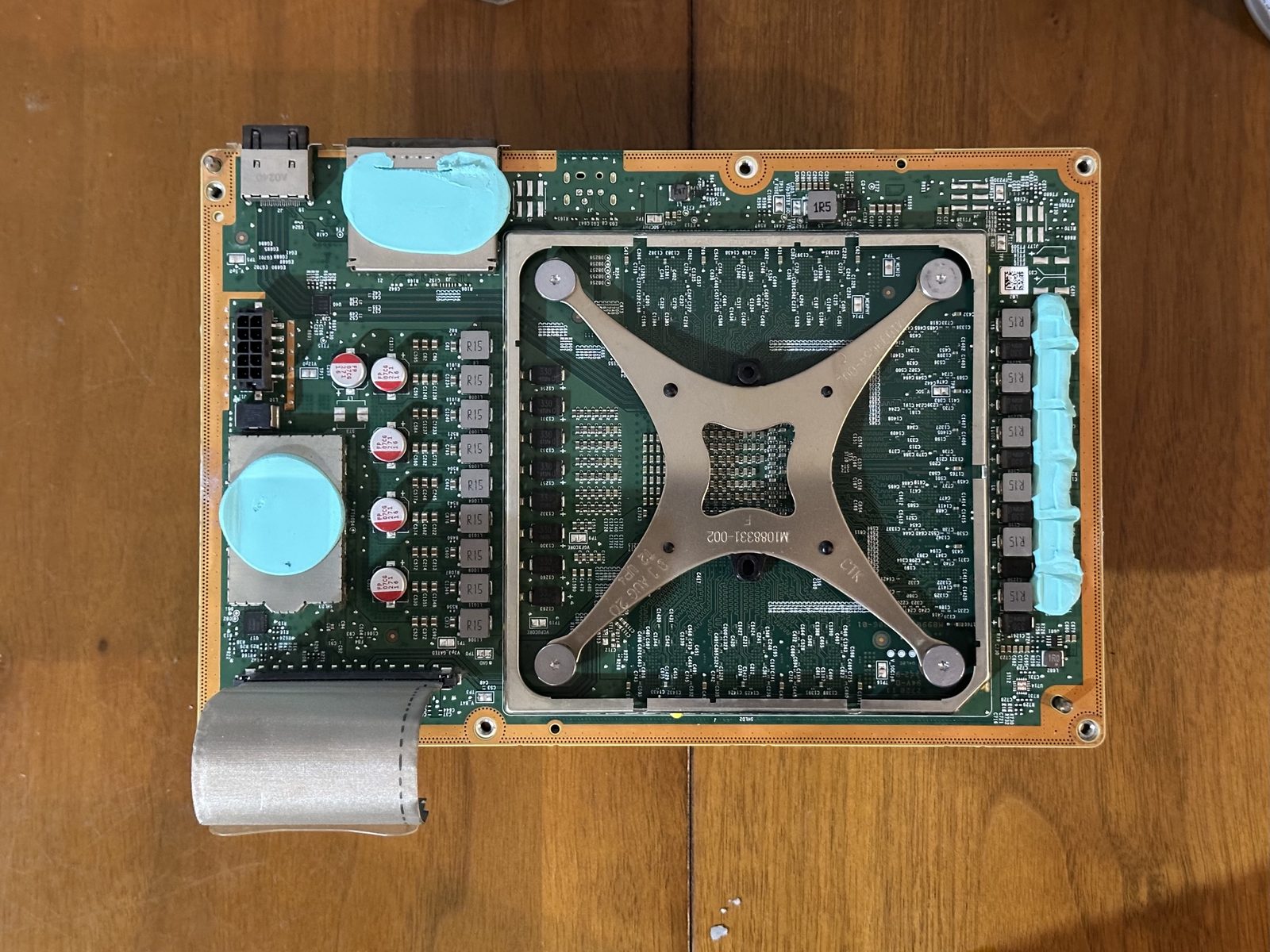 MX-6 applied and the X clamp reseated